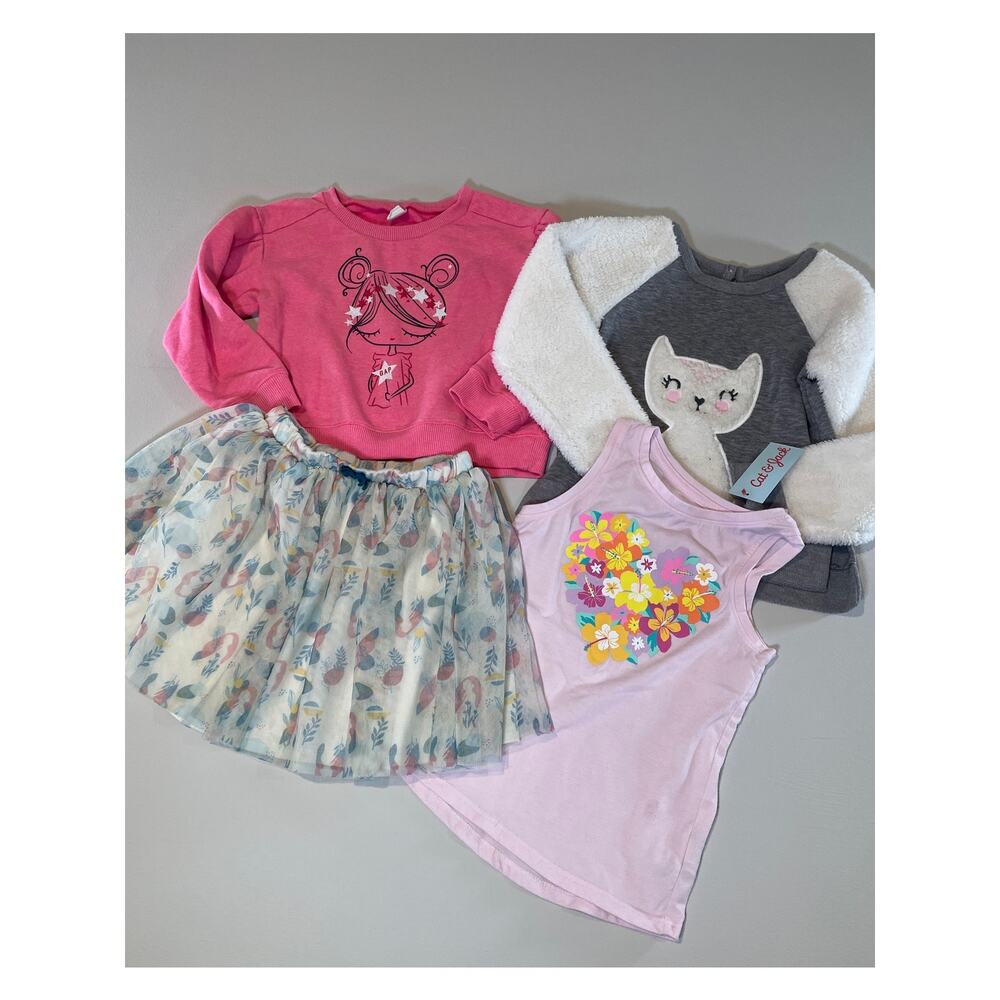Girls Size 5T Spring/ Summer & Transition Bundle  Cat & Jack, GAP, Disney Frozen